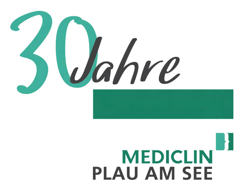 Siegel 30 Jahre MEDICLIN Plau am See