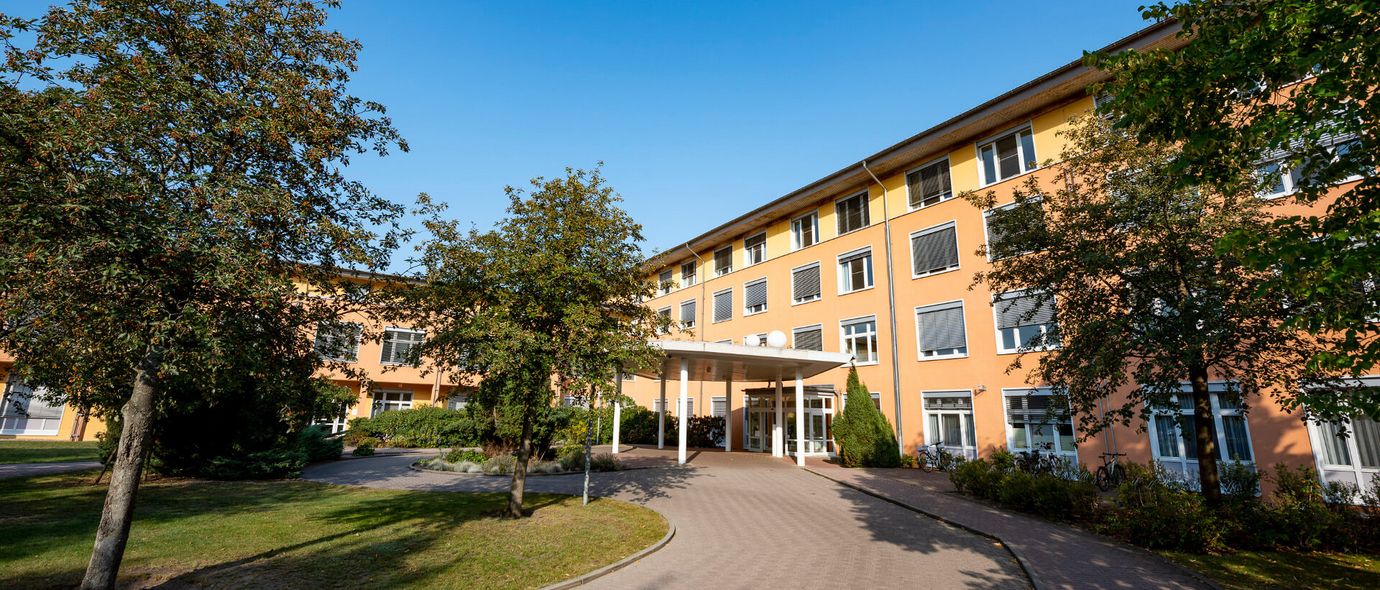 Klinikeingang Krankenhaus Plau am See