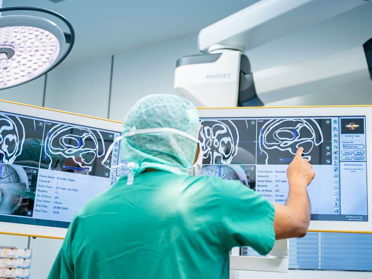 neurochirurgische Operationsplanung 