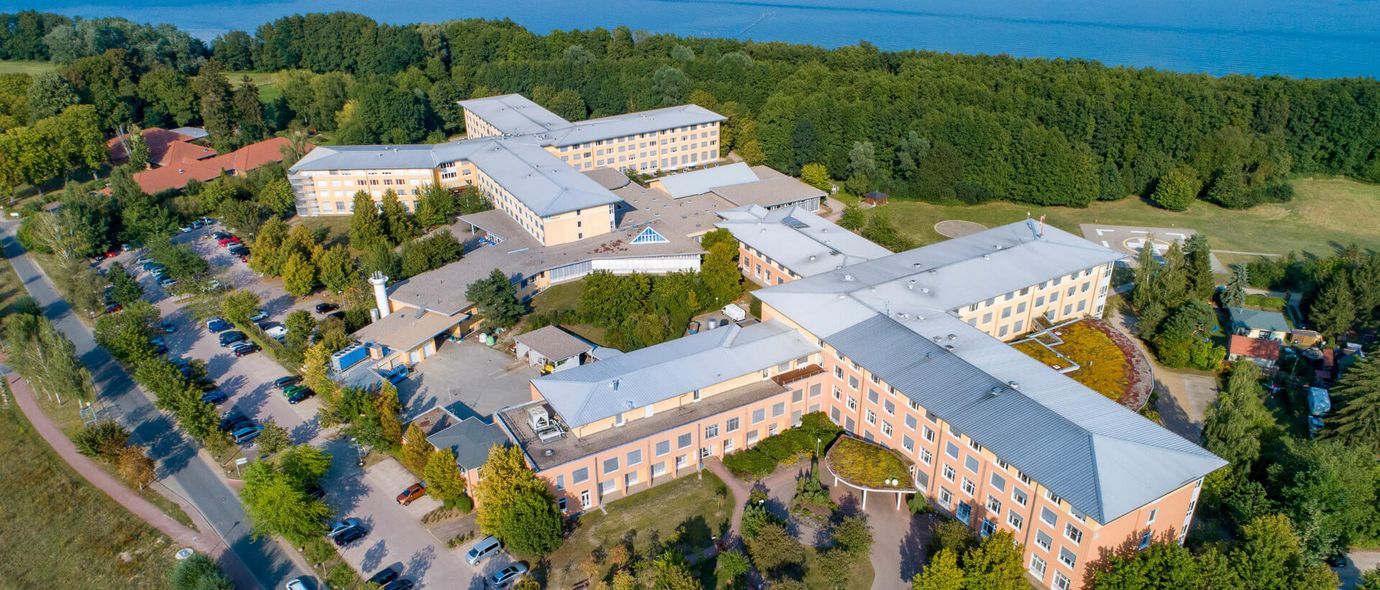 Luftbild Krankenhaus Plau am See